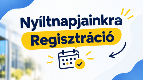 2026/2027 | Regisztráció Nyílt napjainkra
